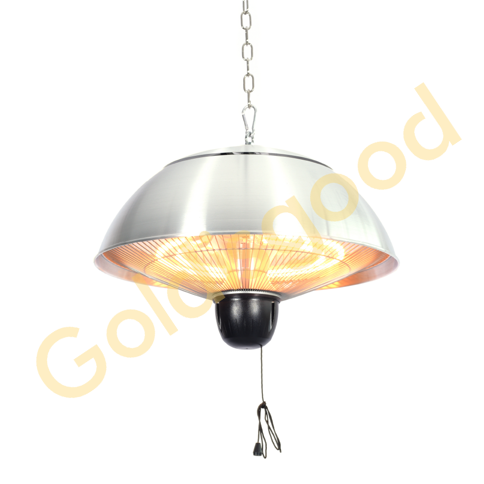 Distance between patio heater and ceiling