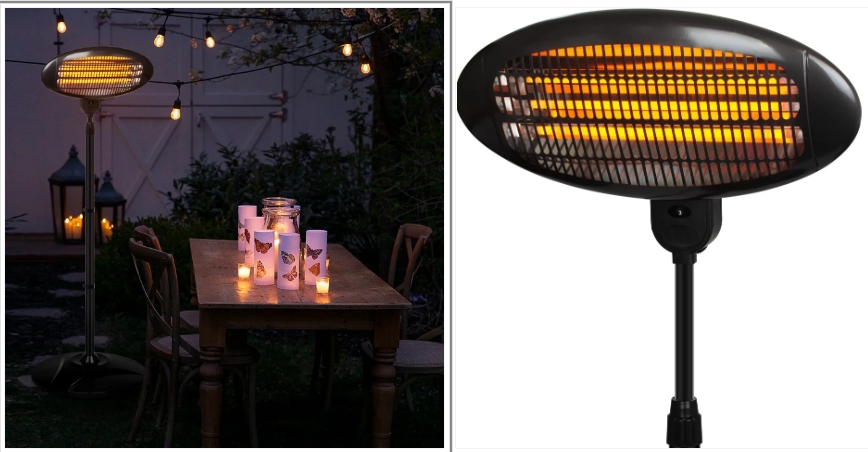 Recessed infrared ceiling heater