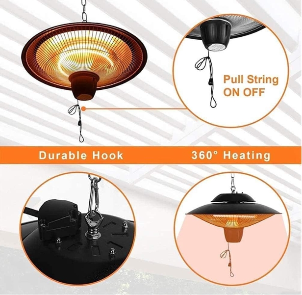 Mirror heater for bathroom